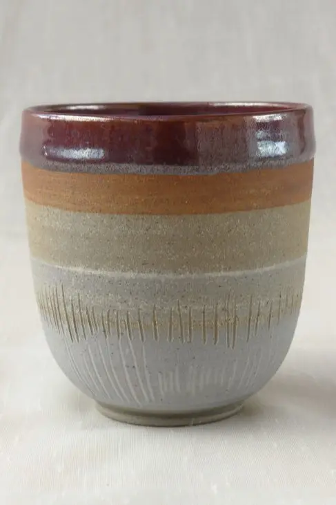 mug émail rouge