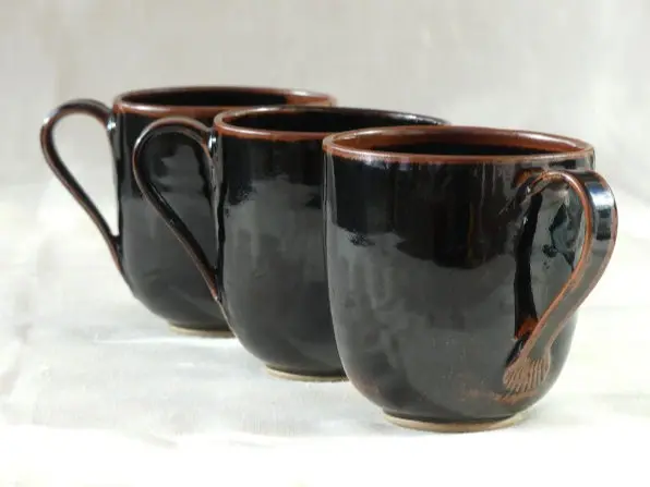 mugs émaillés tenmoku