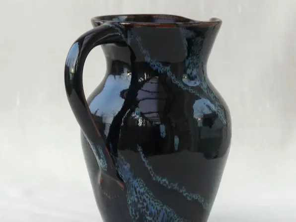 pichet bleu de fer sur Tenmoku