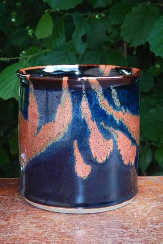 pot à crayons émaillé